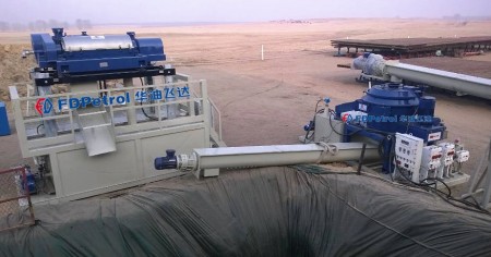 Daqing Oilfield OBM drilling waste management jobsite
